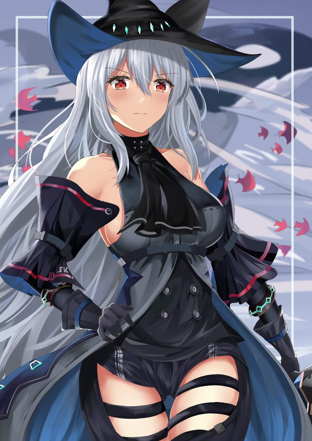 arikawa_rui, arknights, garter, skadi_(arknights)