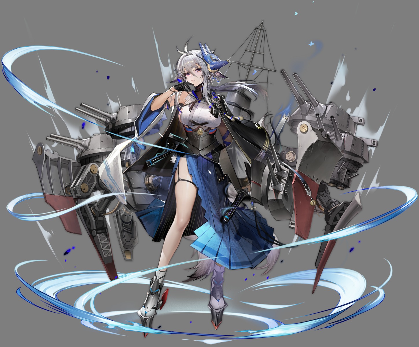 azur_lane, garter, japanese_clothes, liduke, tosa_(azur_lane), transparent_png