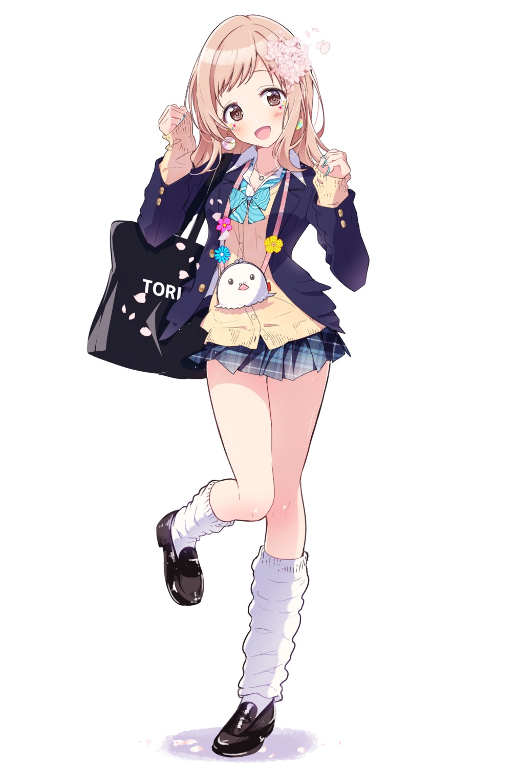 bokkun_(doyagaobyo), sakuragi_mano, seifuku, sweater, the_idolm@ster, the_idolm@ster_shiny_colors