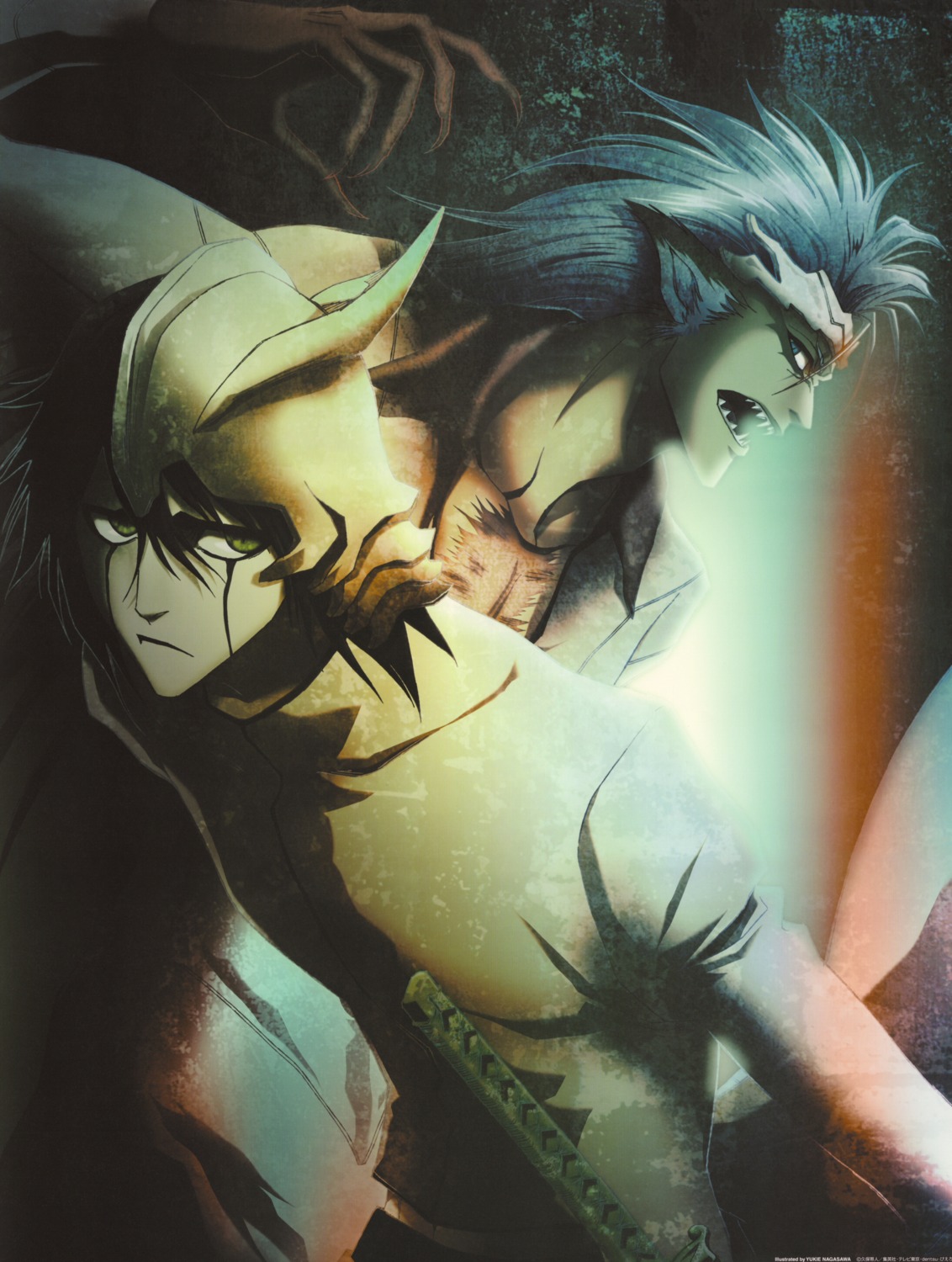 bleach, grimmjow_jeagerjaques, male, nagasawa_yukie, ulquiorra_schiffer