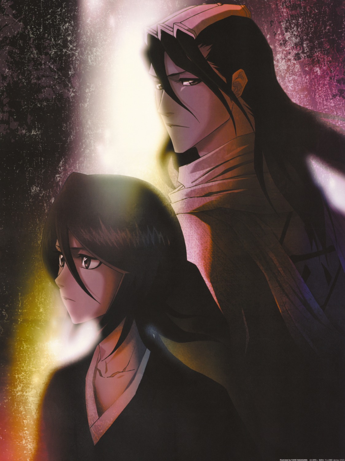 bleach, kuchiki_byakuya, kuchiki_rukia, nagasawa_yukie