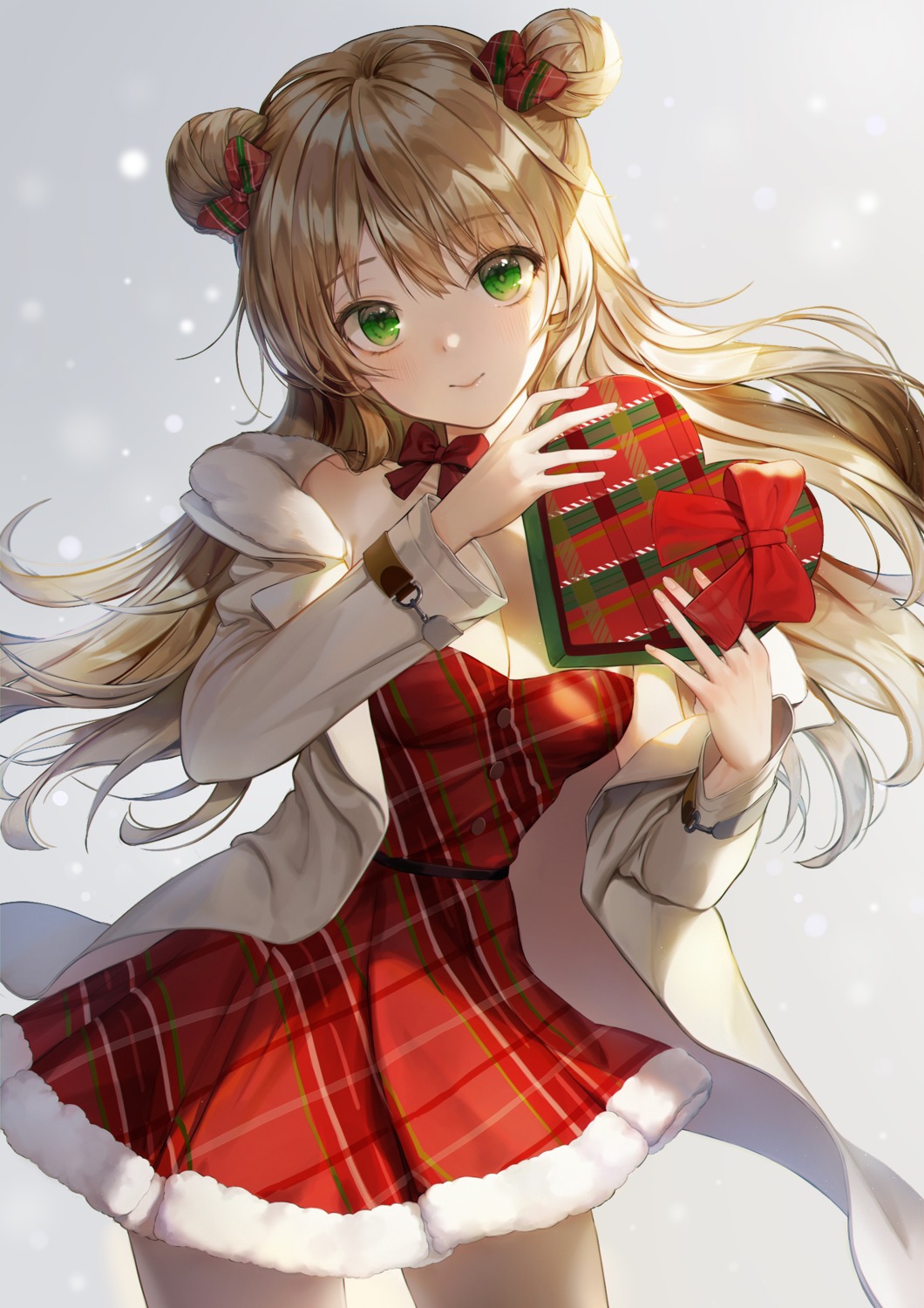 cleavage, dress, girls_frontline, minncn, rfb_(girls_frontline)
