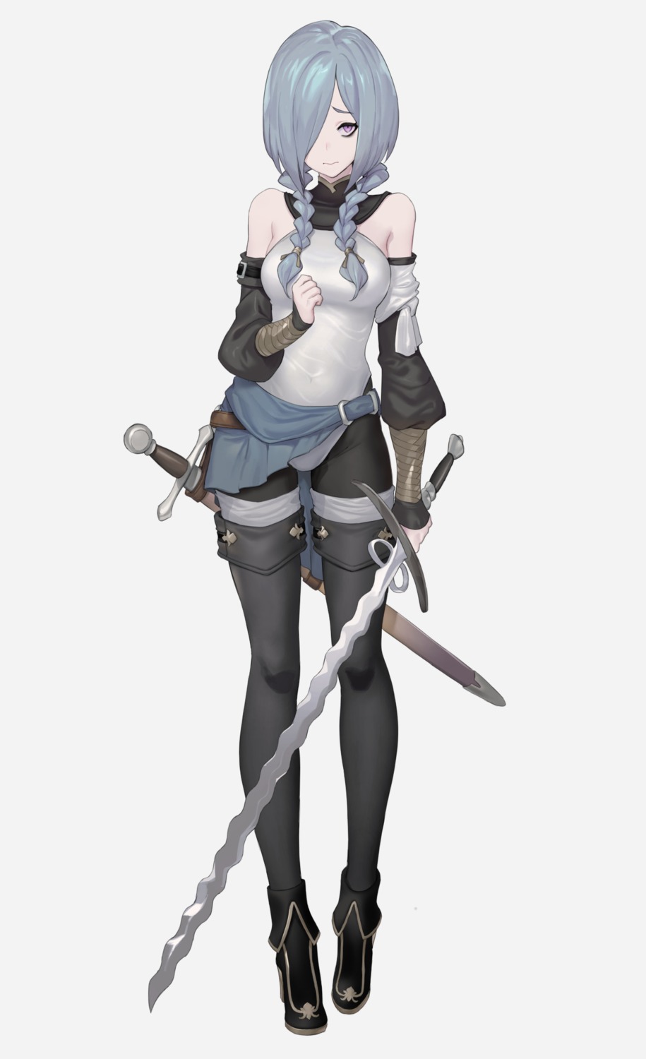 heels, km_yama, pantyhose, sword