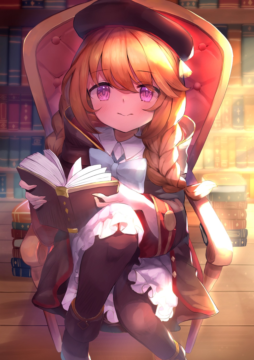 pantyhose, princess_connect!, princess_connect!_re:dive, seifuku, shingyouji_yuni, skirt_lift, takuan_(mo55ilst)