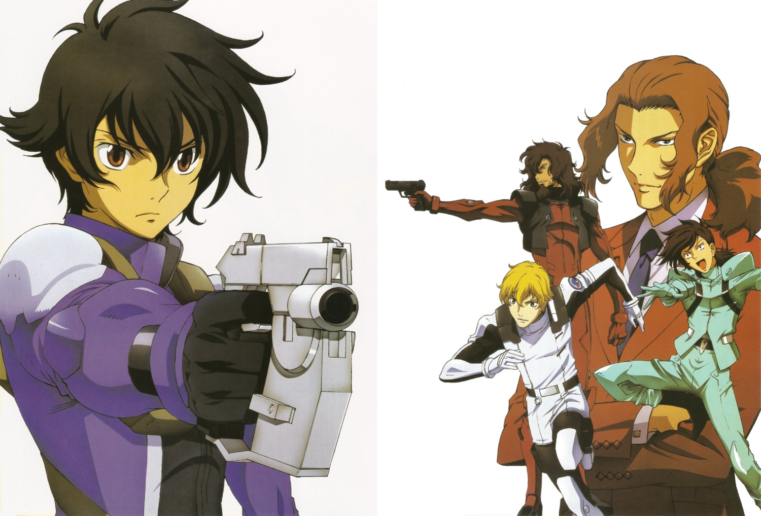 alejandro_corner, ali_al-saachez, graham_aker, gundam, gundam_00, male, patrick_colasour, screening