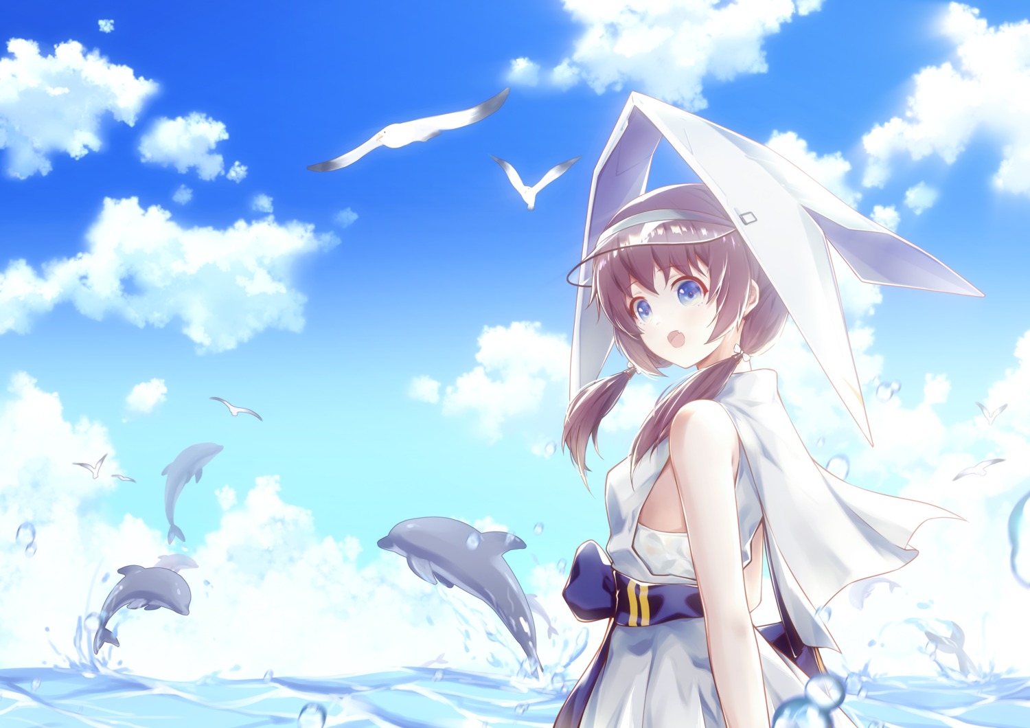 arknights, dress, jiusan_naitan, purestream_(arknights)