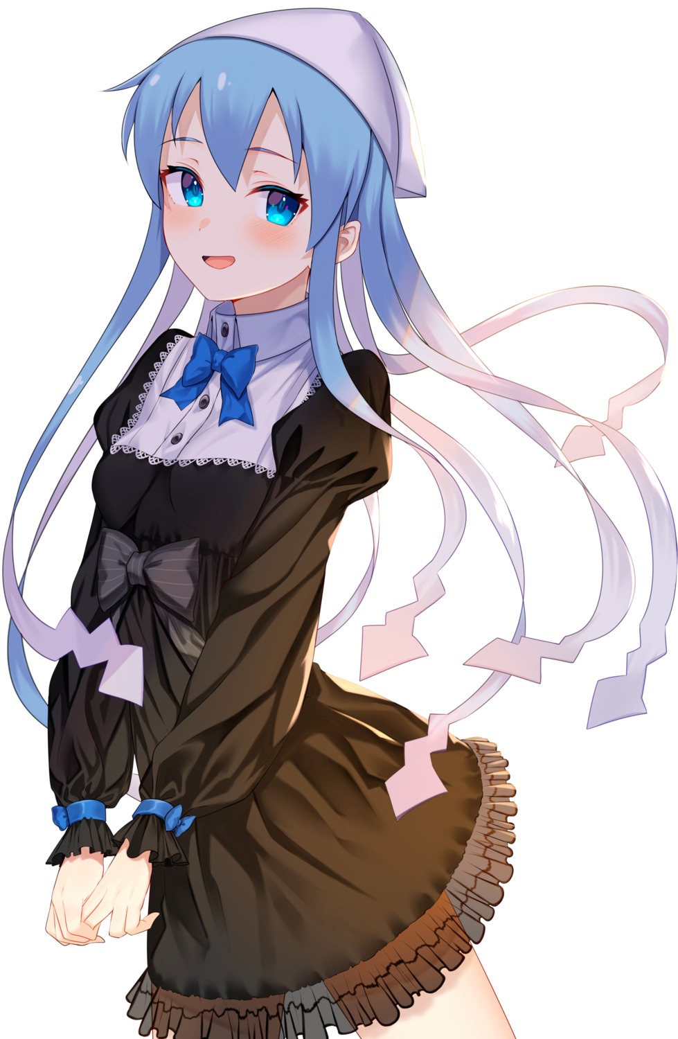 dress, ikamusume, jun_(aousa0328), see_through, shinryaku!_ikamusume