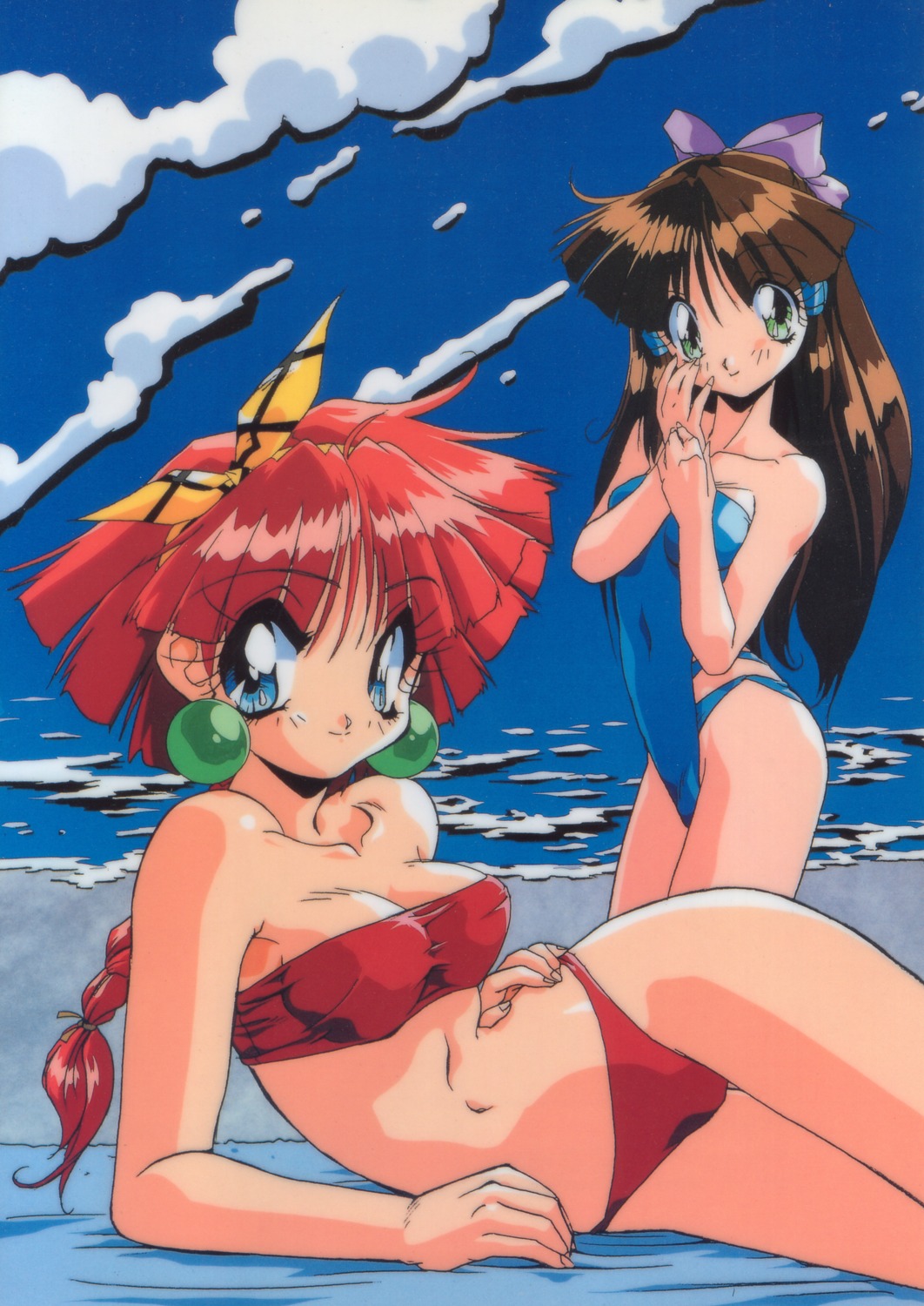 bikini, suzuki_noritaka, swimsuits, uchuu_kaitou_funny_bee