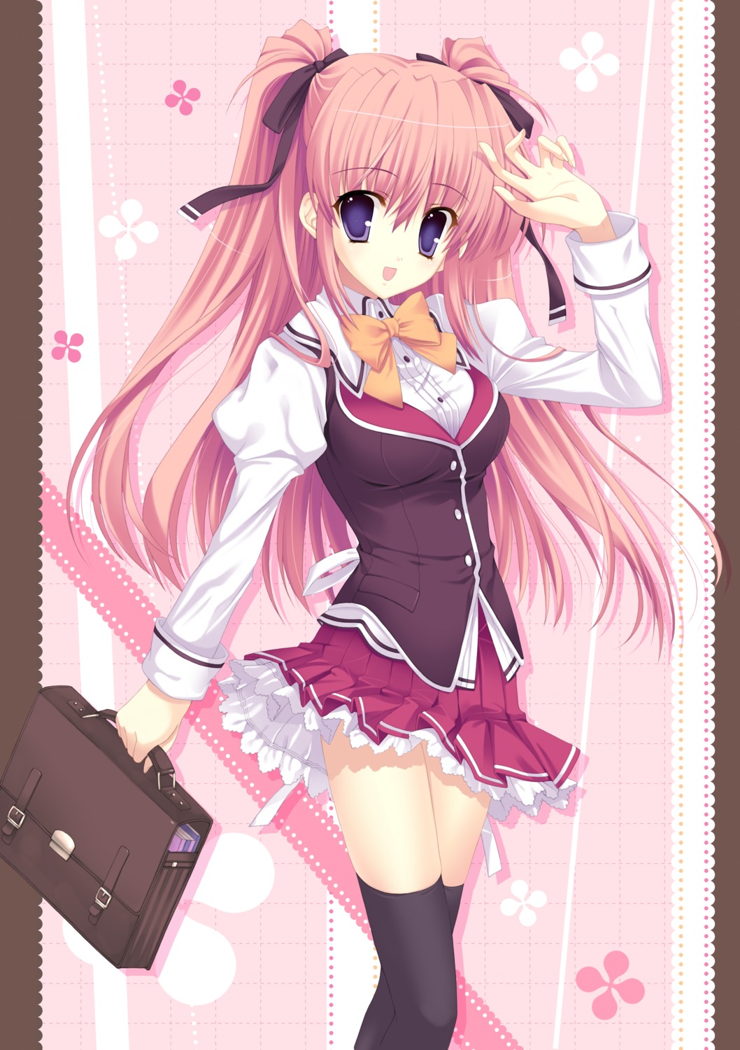 indico_lite, mitha, nanagane_educational_institution, sakuranomiya_arisa, seifuku, thighhighs