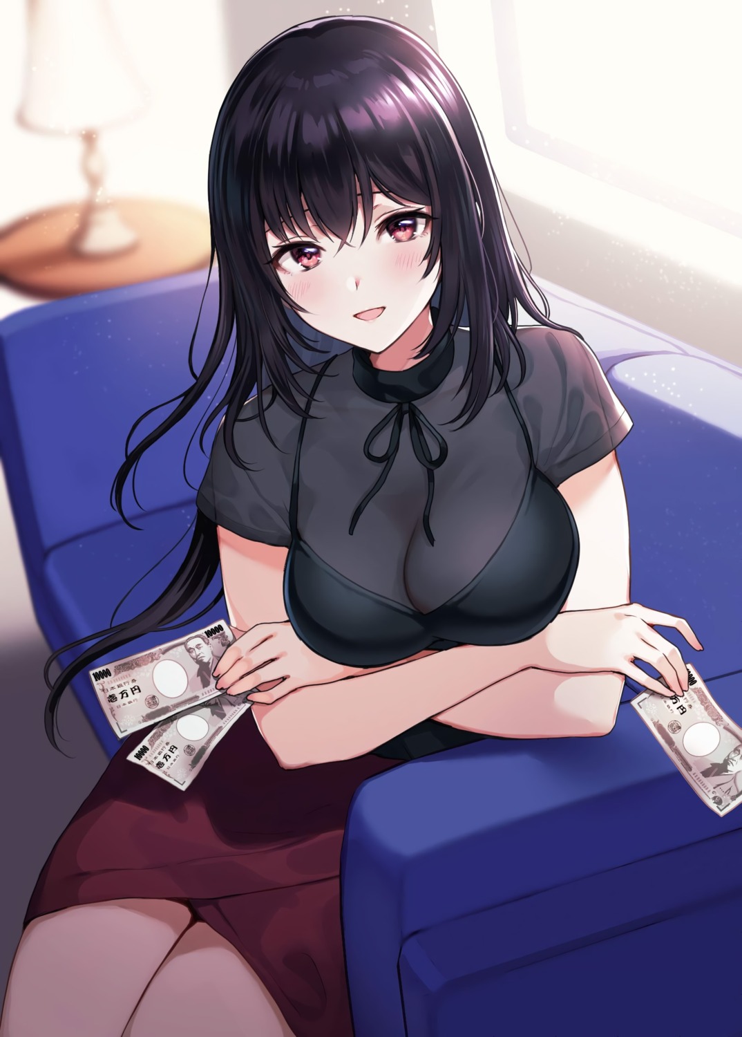 breast_hold, kireina_onee-san_ni_yashinawa_retakunai_otokonoko_nante_iru_no?, nishizawa_5mm, see_through