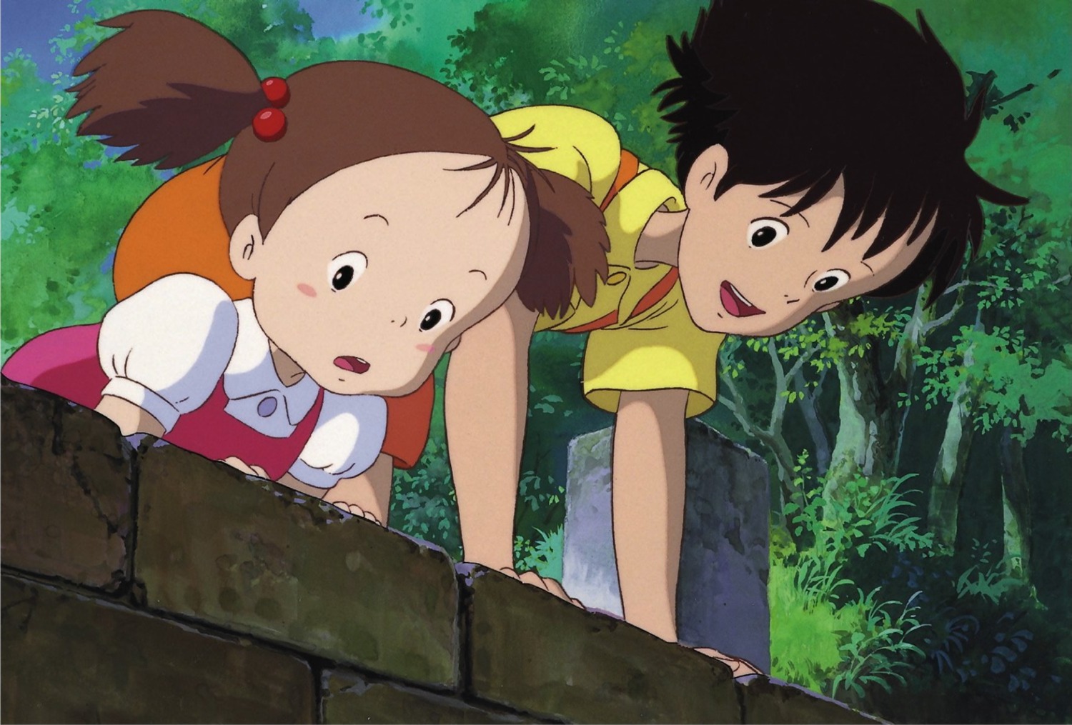 cap, kusakabe_mei, kusakabe_satsuki, tonari_no_totoro
