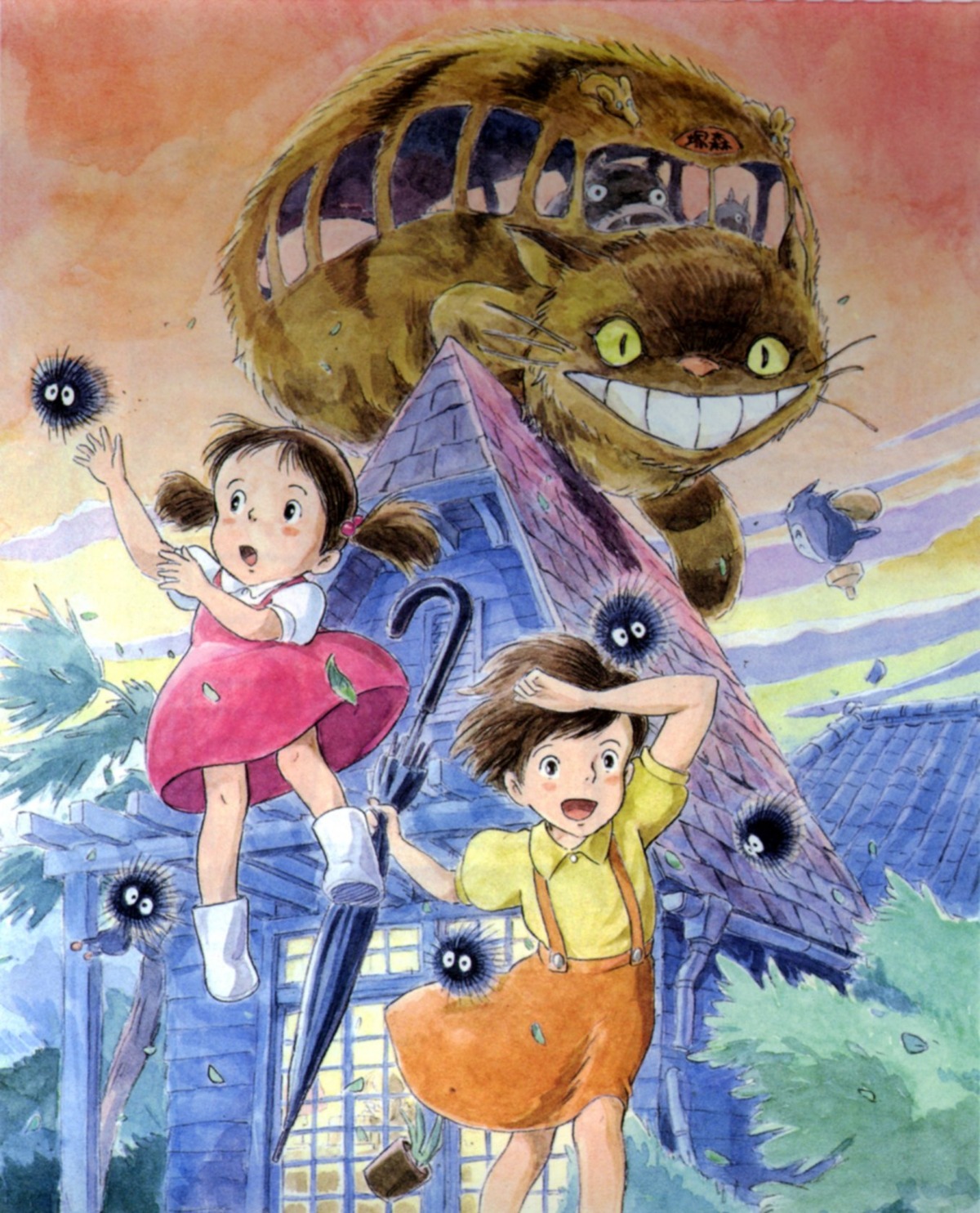 kusakabe_mei, kusakabe_satsuki, oga_kazuo, tonari_no_totoro