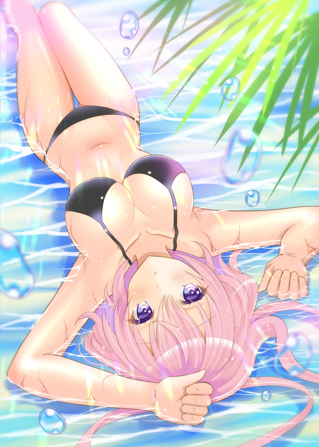 bikini, swimsuits, uonuma_yuu, wet