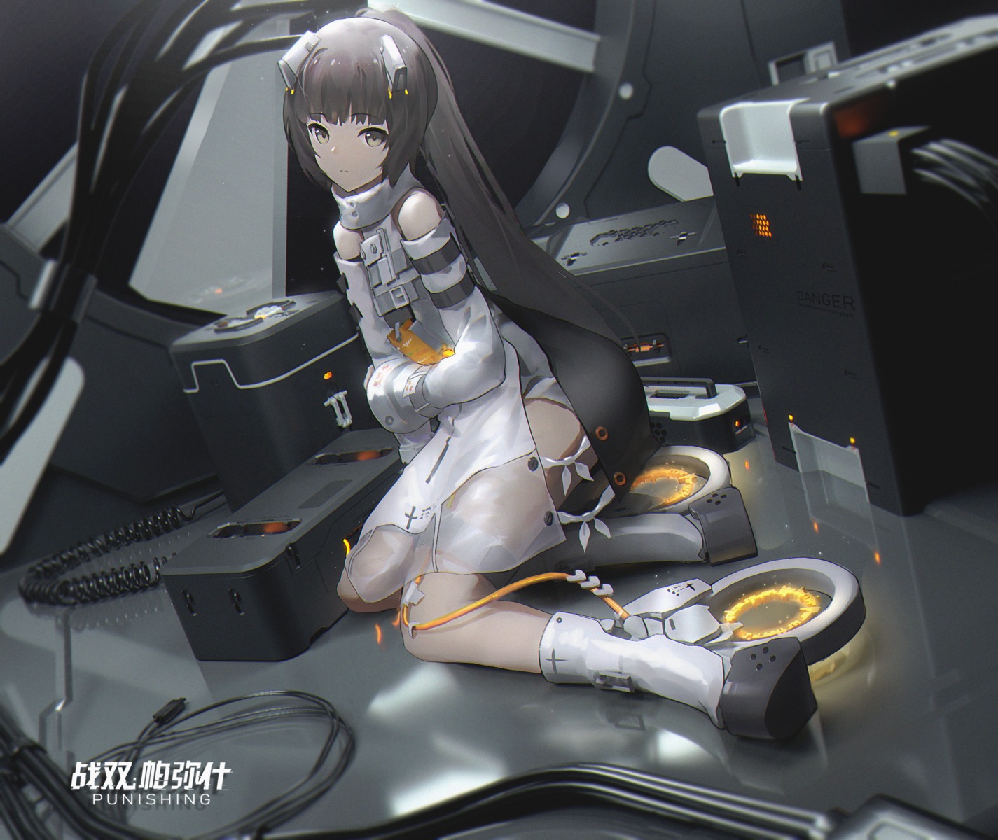 banxuan_c2ka, garter, nanami_(punishing:_gray_raven), nanami_pulse, punishing:_gray_raven, see_through