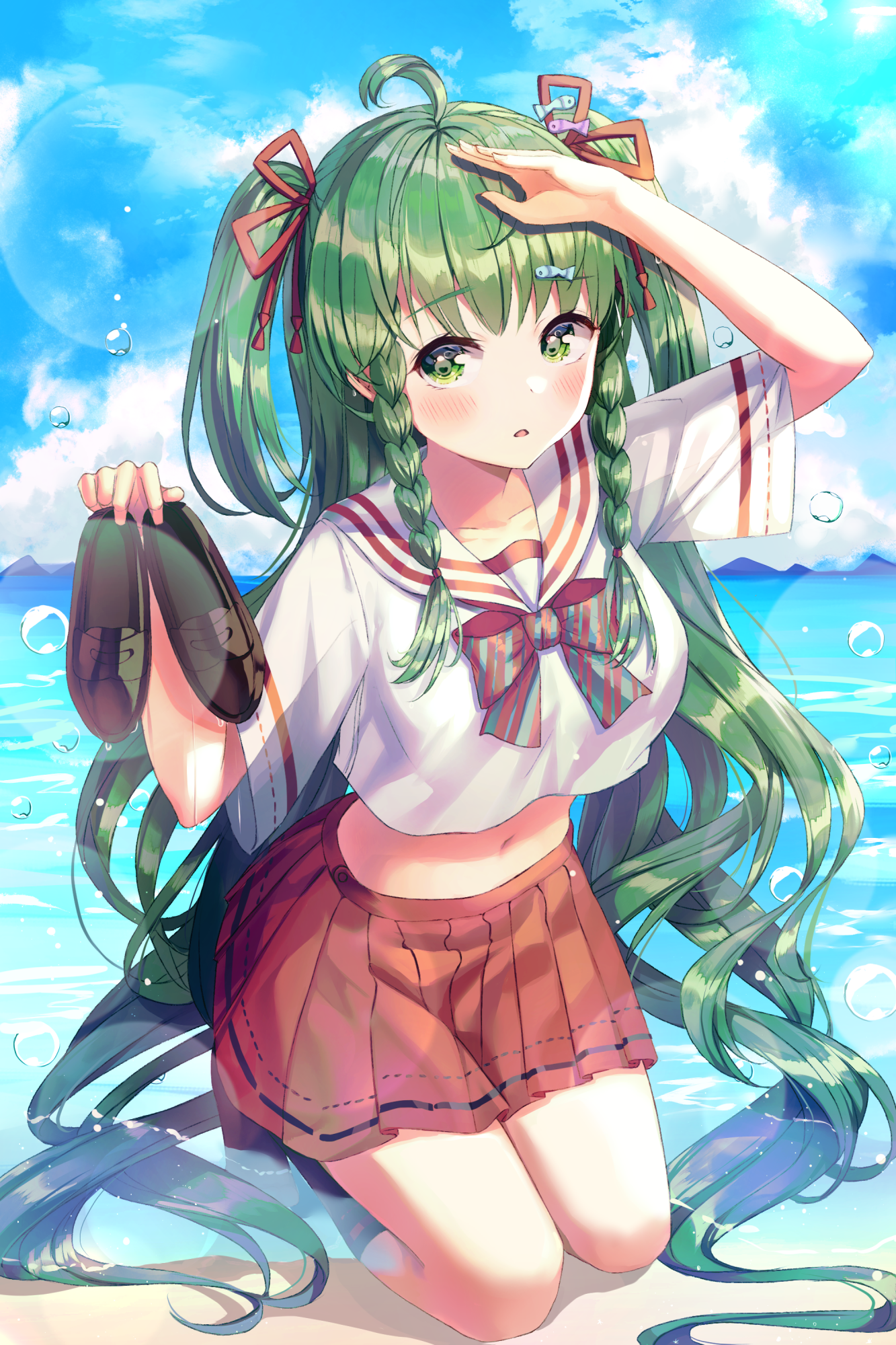 houchi_shoujo, ruda_(ruda_e), seifuku, wet, wet_clothes