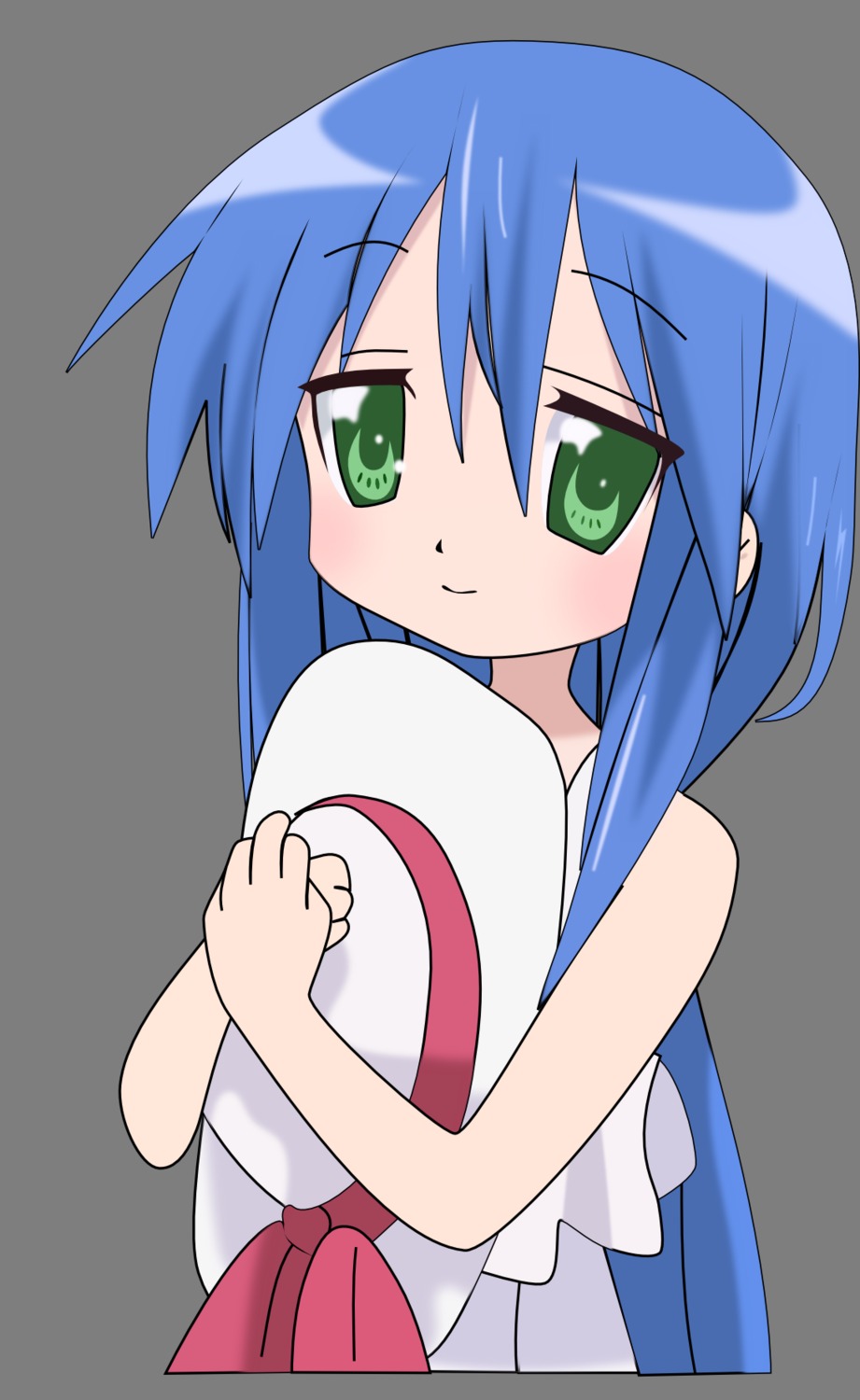 izumi_kanata, lucky_star, transparent_png, vector_trace