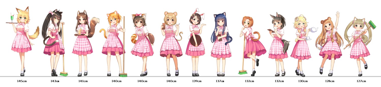 akagi_miria, animal_ears, bunny_ears, fukuyama_mai, go-1, ichihara_nina, koga_koharu, matoba_risa