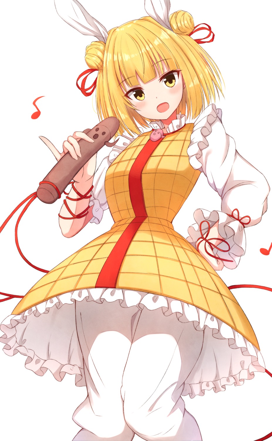 animal_ears, bunny_ears, dress, joutouguu_mayumi, taki_sandstone, touhou