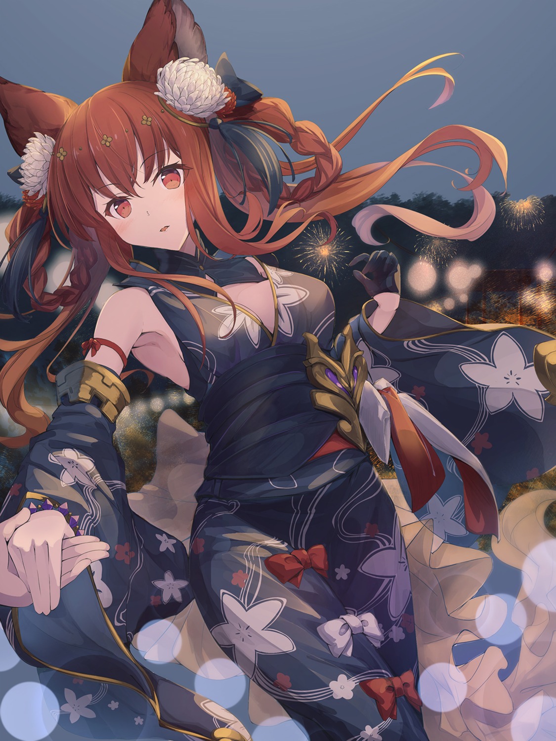 animal_ears, anthuria_(granblue_fantasy), granblue_fantasy, jankudou, kimono