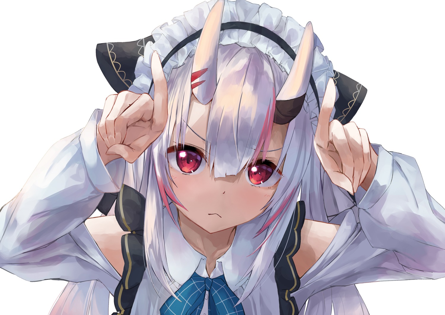 hololive, horns, konkito, nakiri_ayame