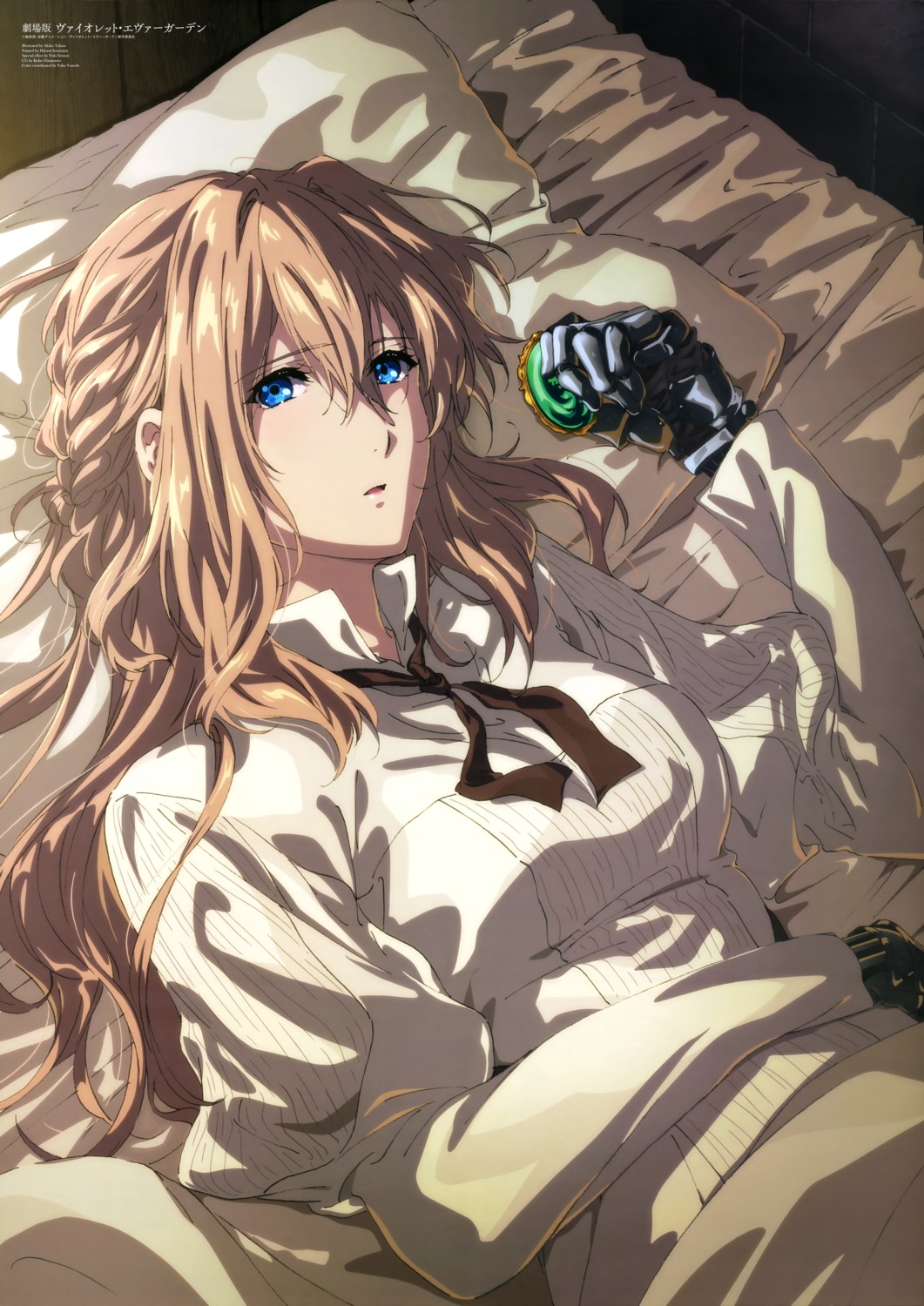 dress, mecha_musume, sheets, takase_akiko, violet_evergarden, violet_evergarden_(character)