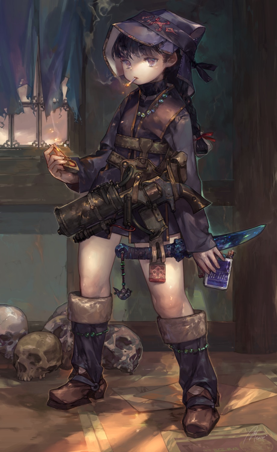 gun, smoking, so-taro