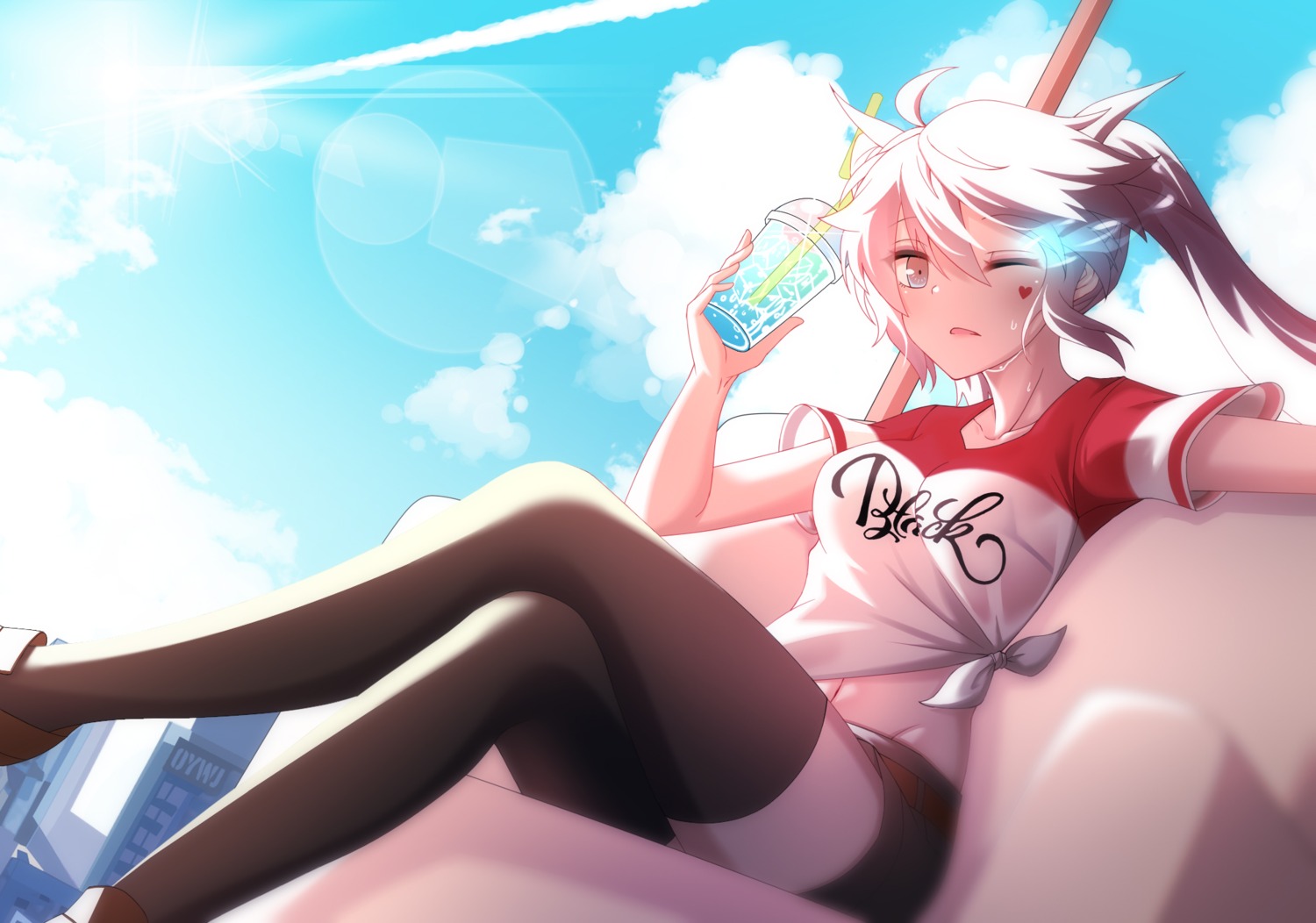 bra, oywj, see_through, shirt_lift, thighhighs