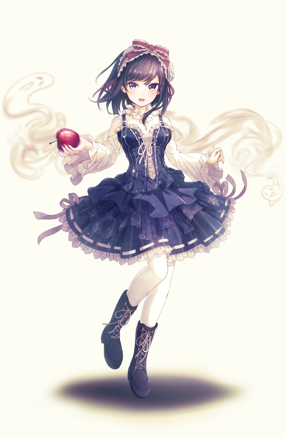 catbell, dress, gothic_lolita, heels, lolita_fashion, snow_white