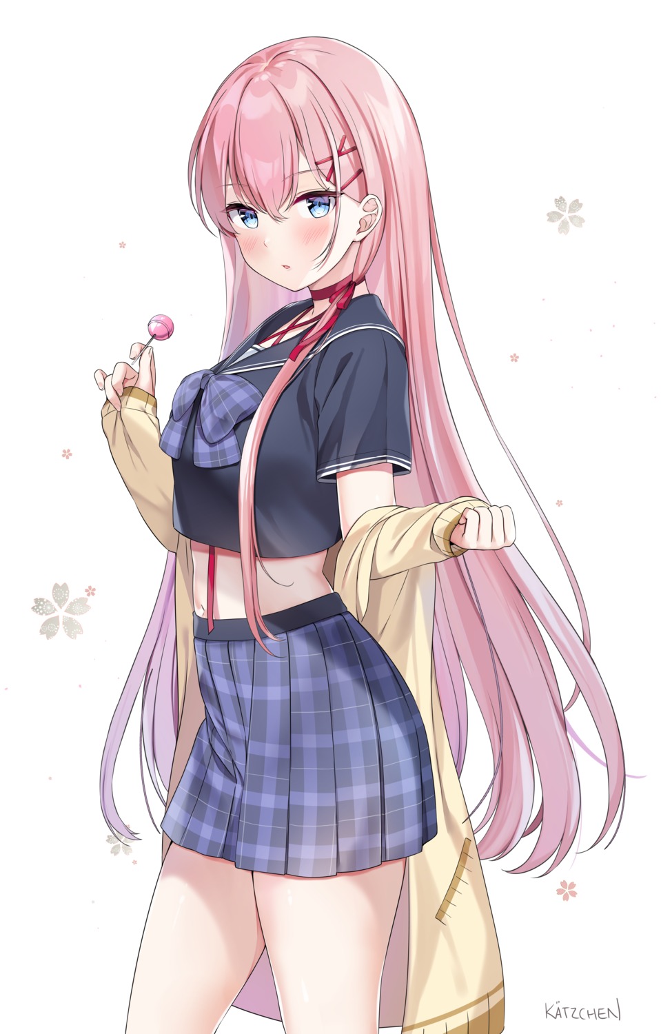 epic7, kaetzchen, seifuku, sweater, tenebria_(epic7)