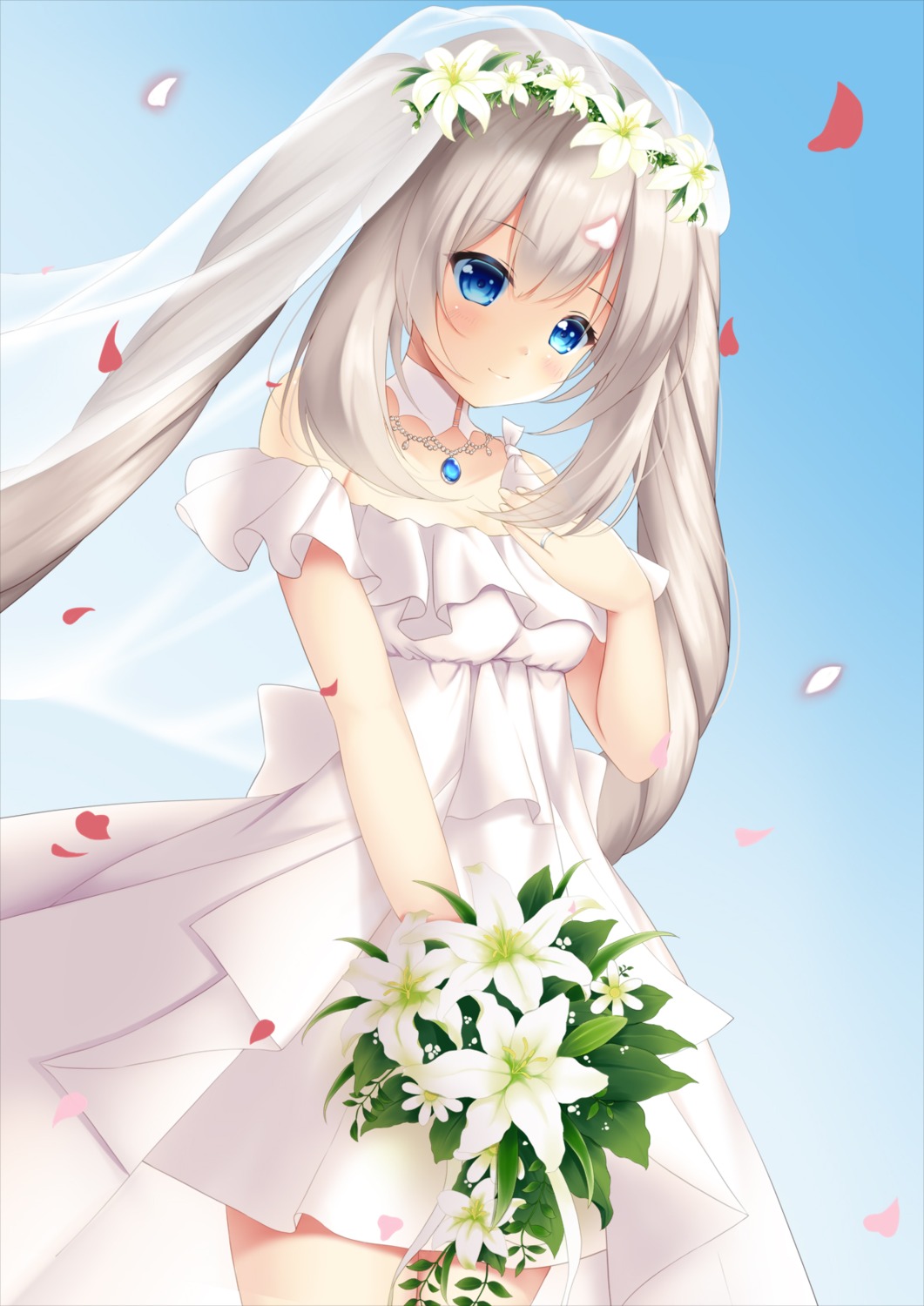 dress, fate/grand_order, marie_antoinette_(fate), wedding_dress, yuto_sepiacolor
