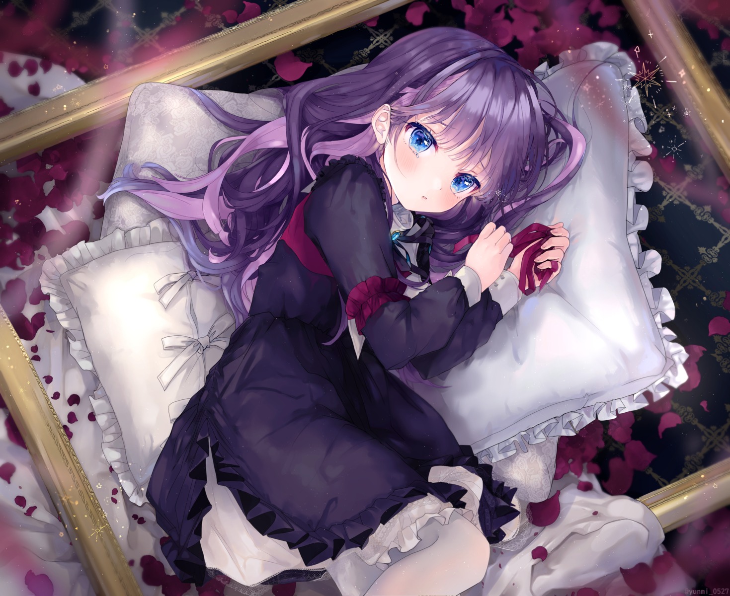 feli, gothic_lolita, lolita_fashion, pantyhose, puyo_puyo, yunmi