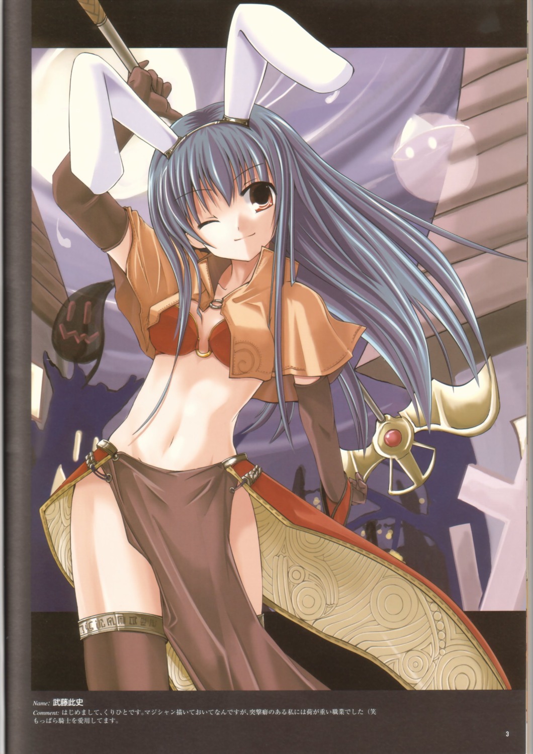 animal_ears, binding_discoloration, bunny_ears, ragnarok_online, sage_(ro)