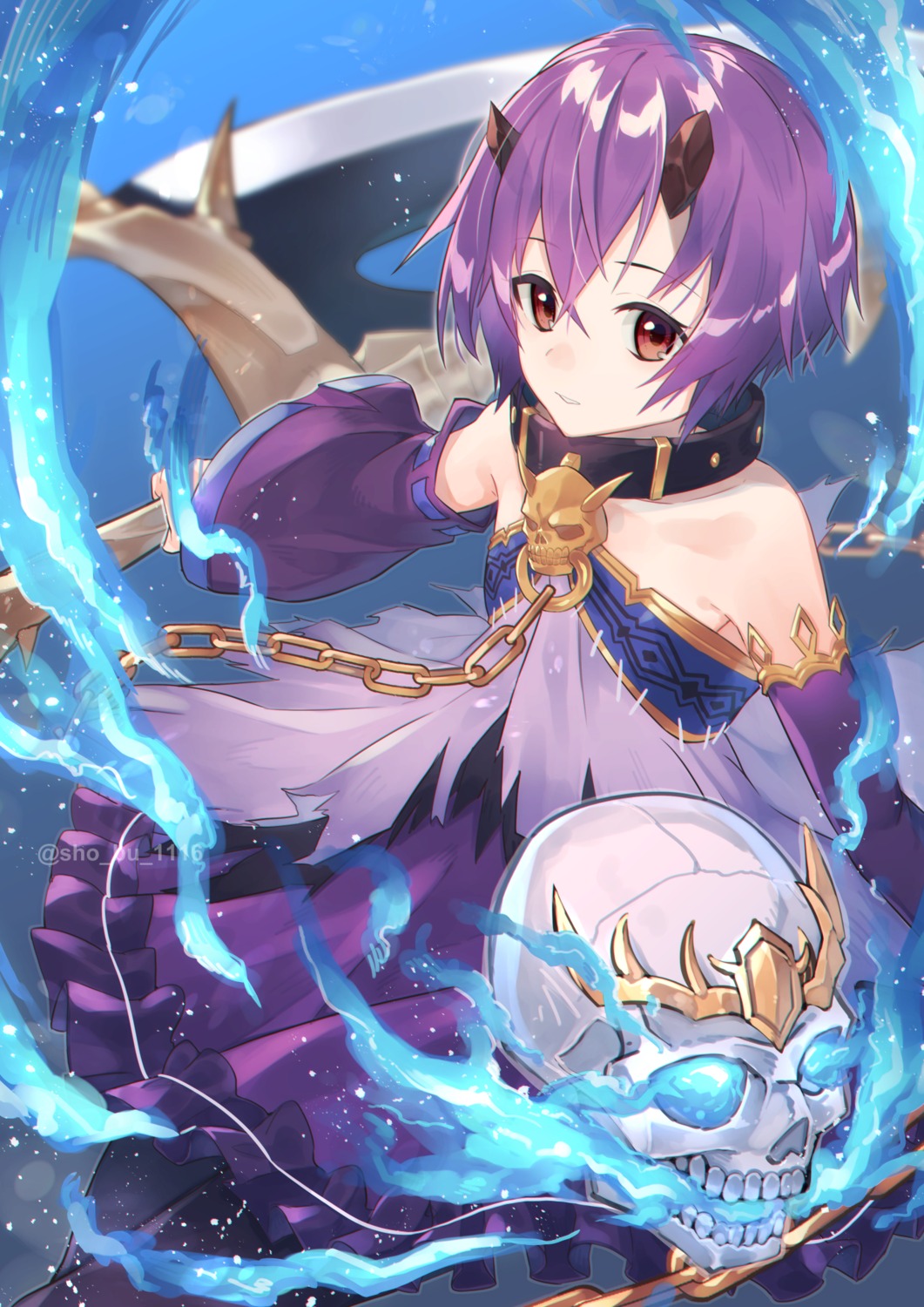 dress, horns, princess_connect!, princess_connect!_re:dive, sho_bu_1116