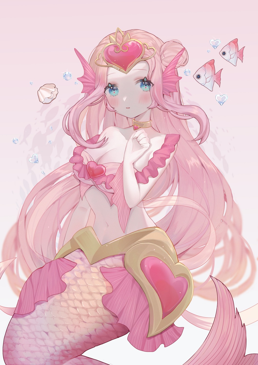 bikini_top, cleavage, league_of_legends, meowlian, mermaid, monster_girl, nami_(league_of_legends), swimsuits