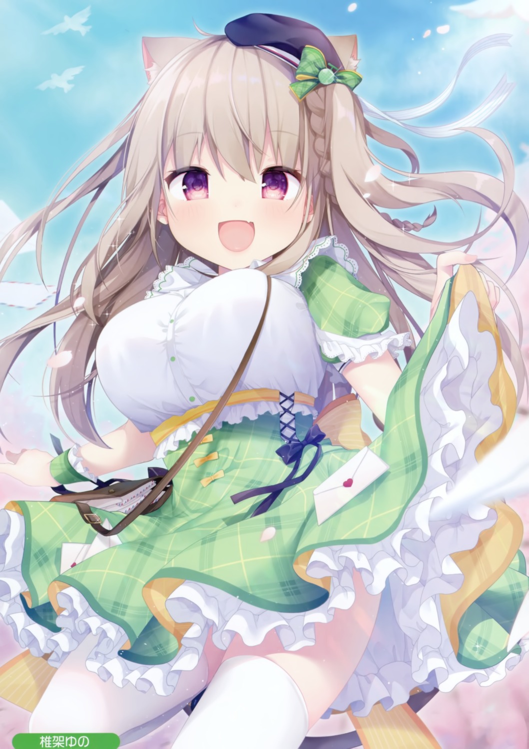 dress, melonbooks, shika_yuno, thighhighs