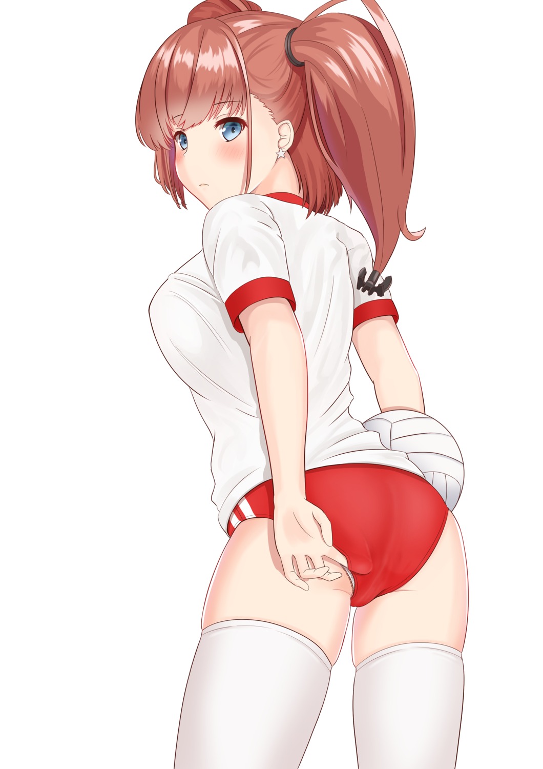 ass, atlanta_(kancolle), buruma, gym_uniform, kantai_collection, thighhighs, zuki