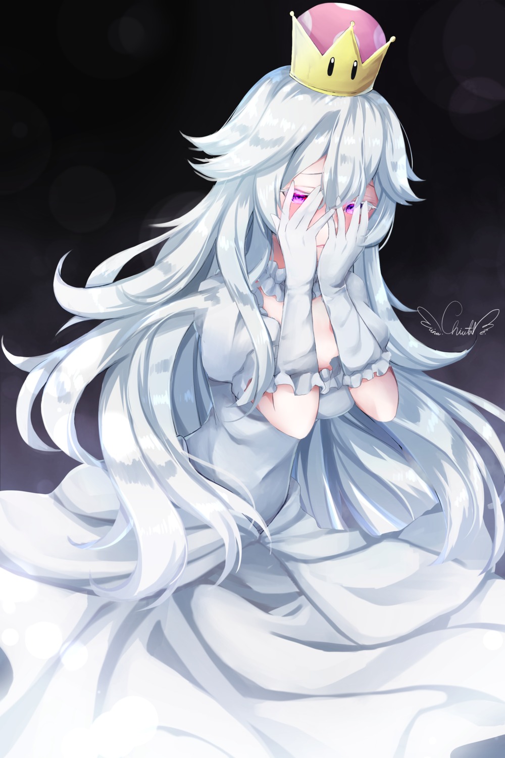 chiutake_mina, dress, new_super_mario_bros._u_deluxe, princess_king_boo