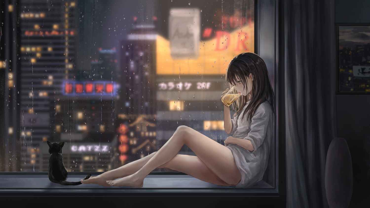 catzz, neko, wallpaper