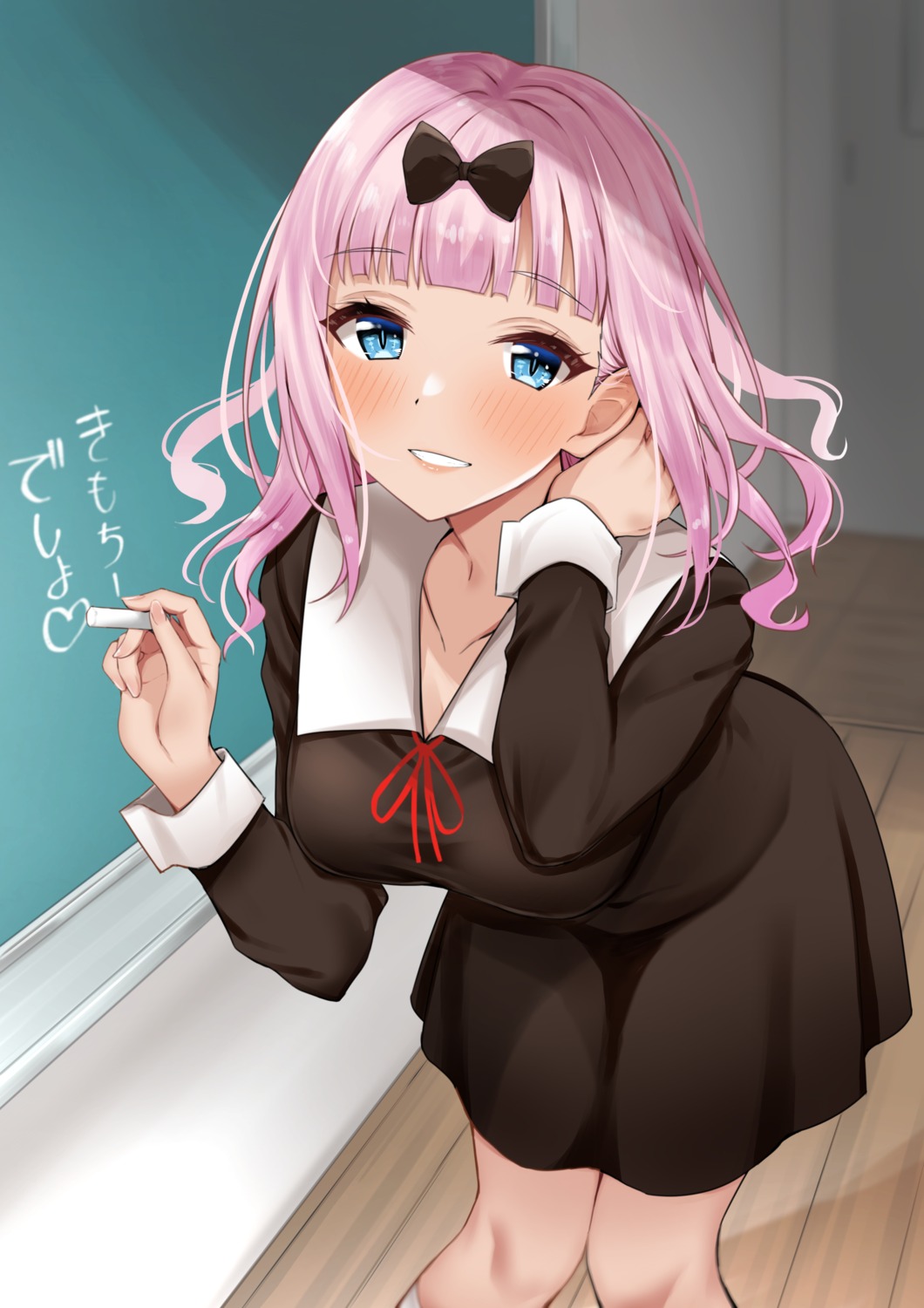 fujiwara_chika, kaguya-sama_wa_kokurasetai_~tensai-tachi_no_renai_zunousen~, kitaku_jikan_(ktk_jkn), seifuku