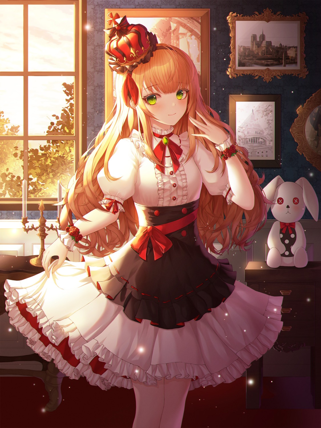 dress, lolita_fashion, luc_(kor), skirt_lift