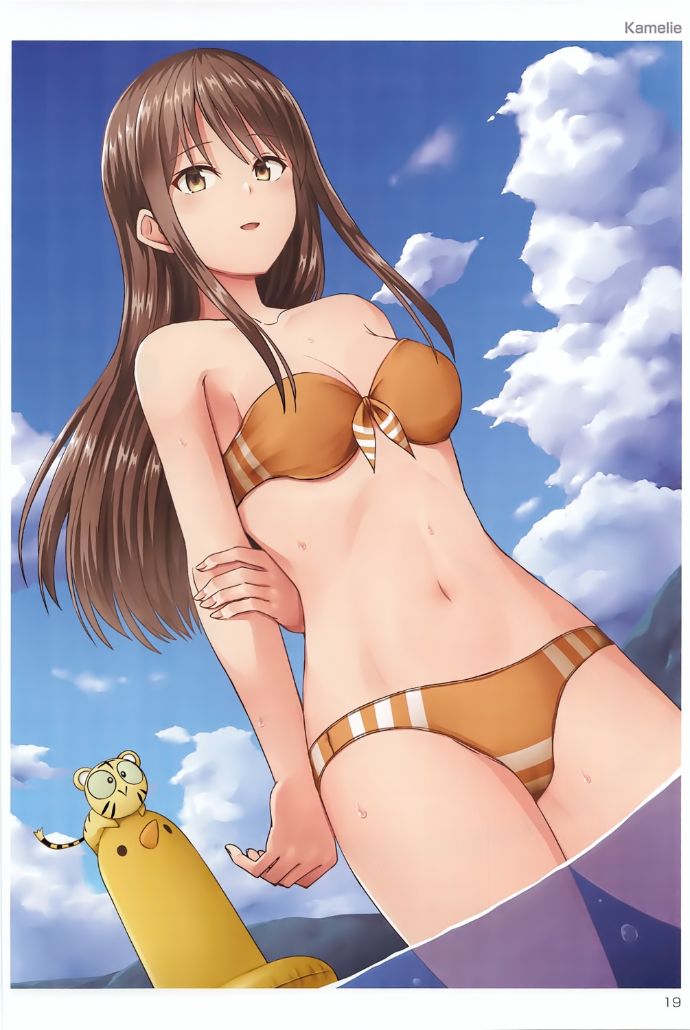bikini, cleavage, kamelie, swimsuits, toranoana