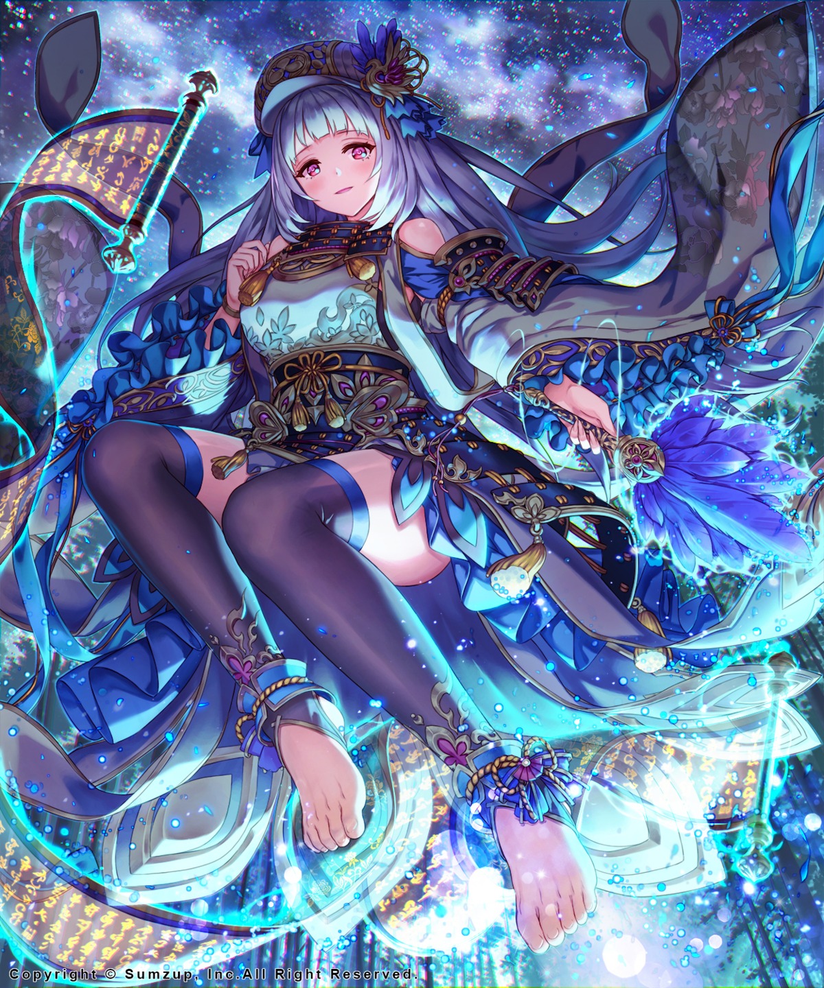 feet, hamahama, sengoku_enbu_-kizna-, thighhighs