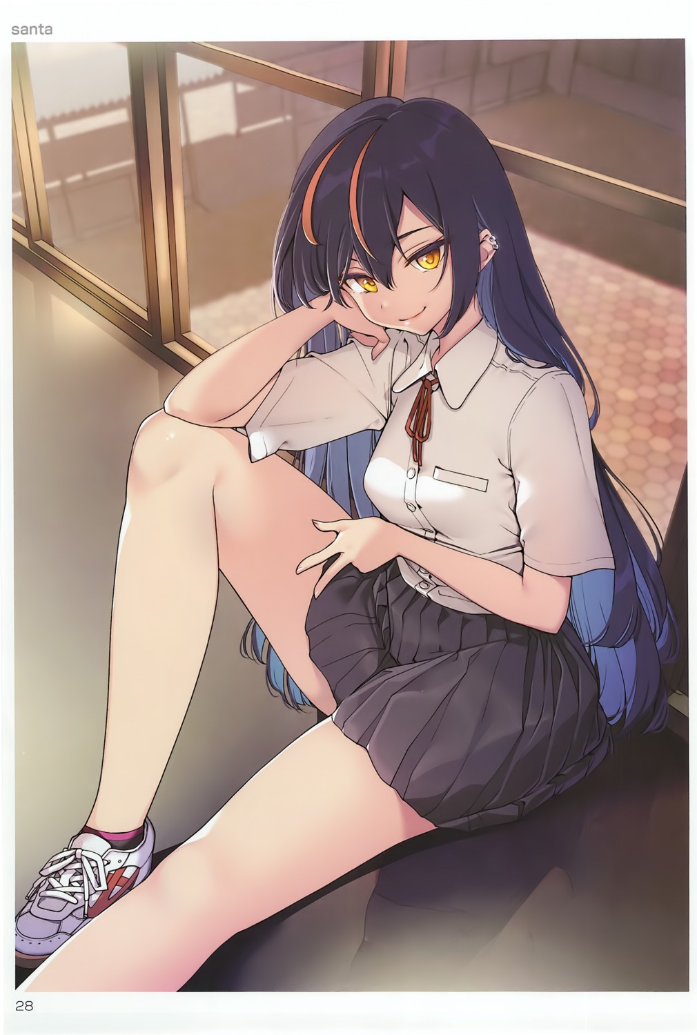 santa, seifuku, skirt_lift, toranoana