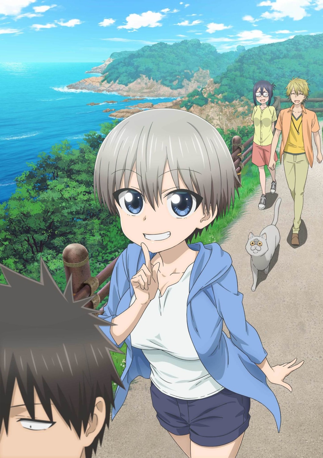 asai_ami, megane, sakaki_itsuhito, sakurai_shin'ichi, tagme, uzaki-chan_wa_asobi_tai!, uzaki_hana