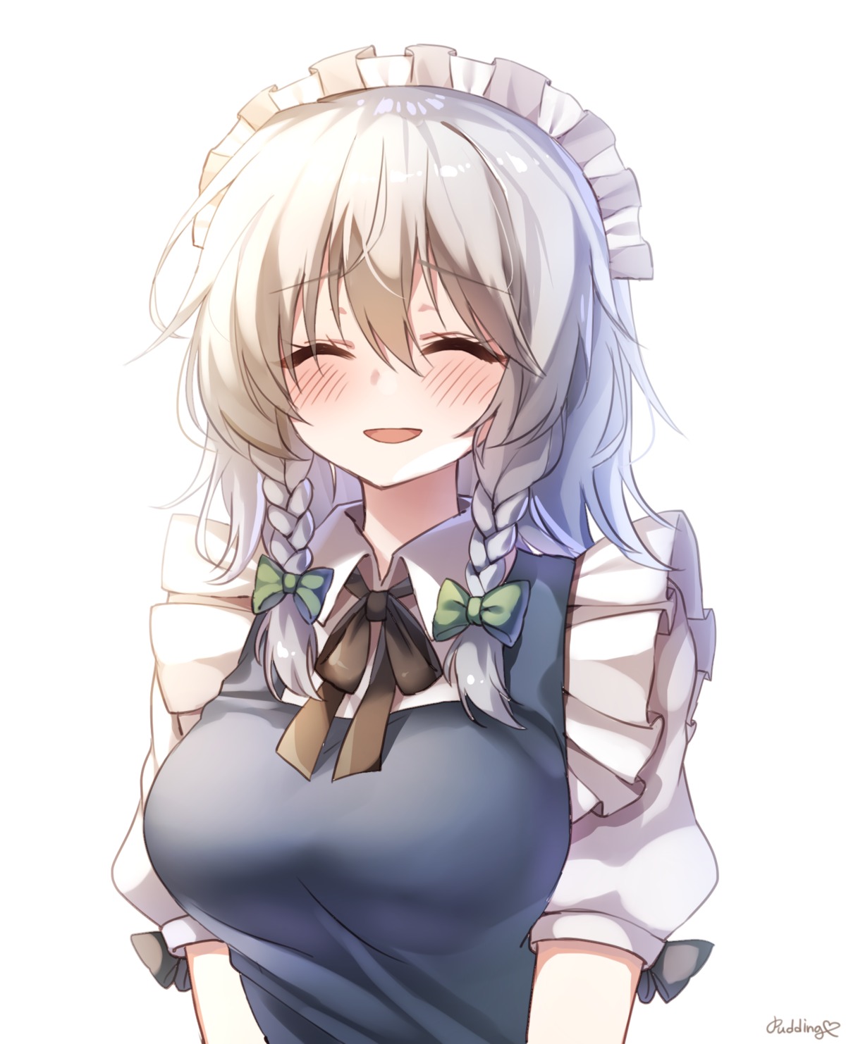izayoi_sakuya, maid, pudding_(skymint_028), touhou