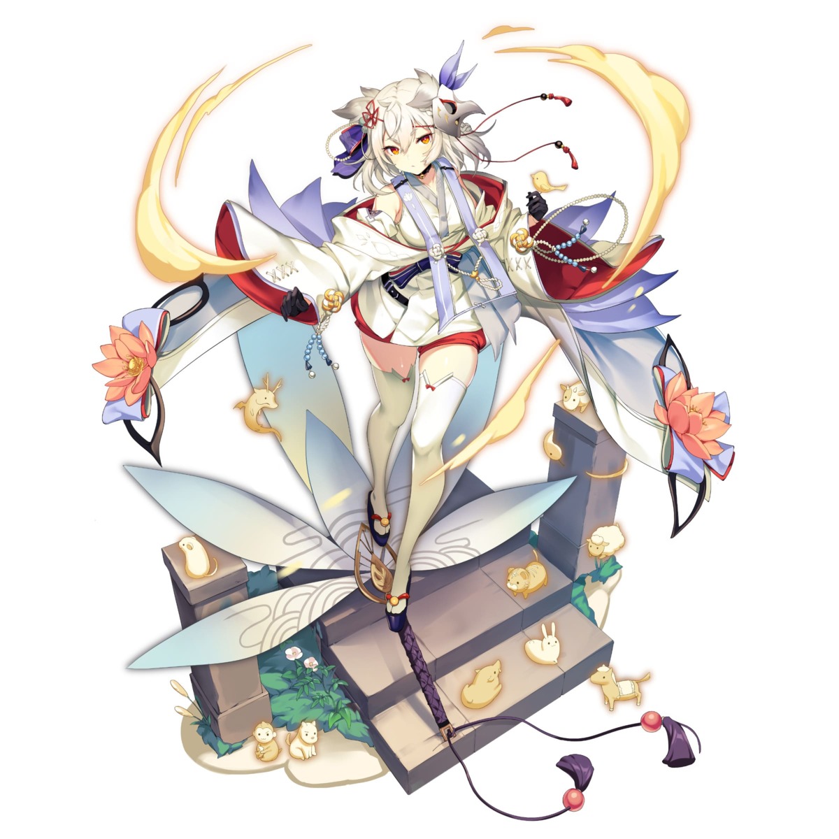 japanese_clothes, omuro_musume, tagme, thighhighs