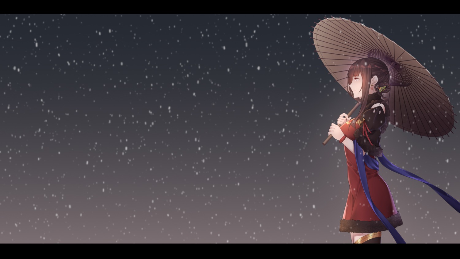 asian_clothes, thighhighs, umbrella, wallpaper, yixian, zhanjianshaonv, zhixiang_zhi