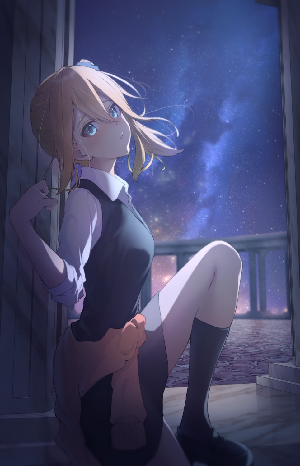akausuko, hayasaka_ai, kaguya-sama_wa_kokurasetai_~tensai-tachi_no_renai_zunousen~, seifuku, skirt_lift, sweater