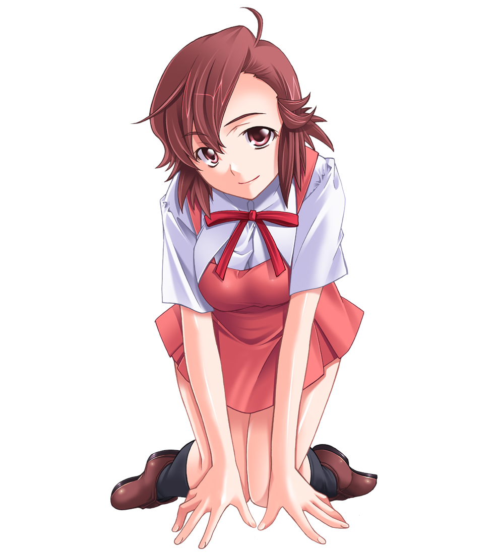 aoba_tsugumi, hozumi_takashi, kannagi_crazy_shrine_maidens, seifuku