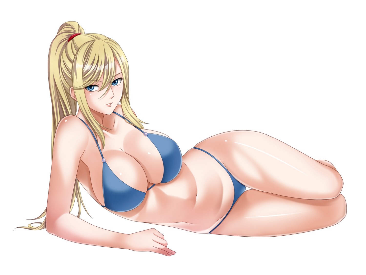 a-z, bikini, cleavage, metroid, samus_aran, swimsuits